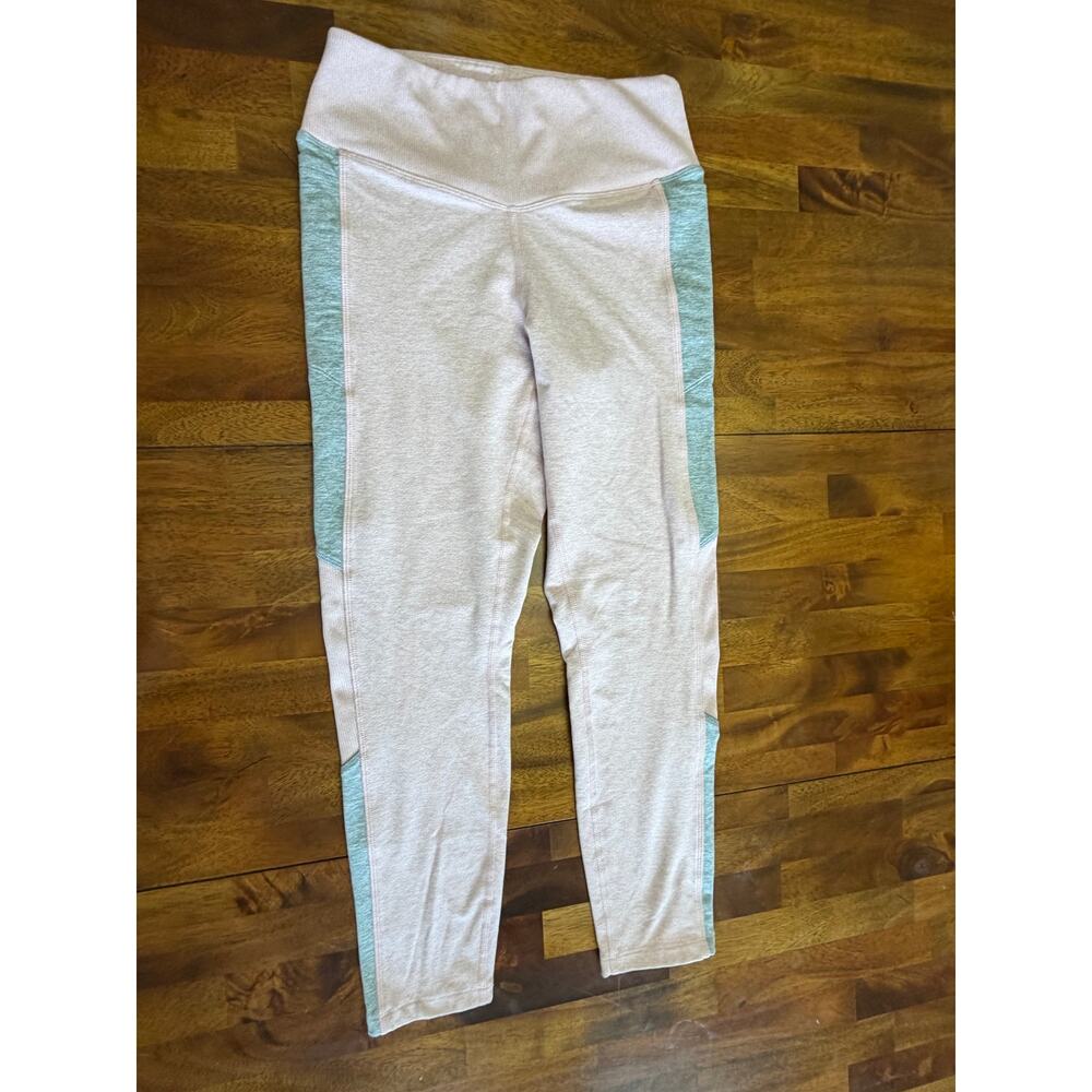 Victoria’s Secret PINK Women’s M Cozy Leggings Pink Gray Colorblock Yoga Pants